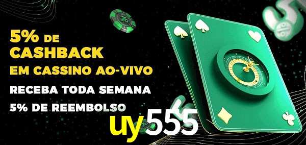 Promoções do cassino ao Vivo uy555